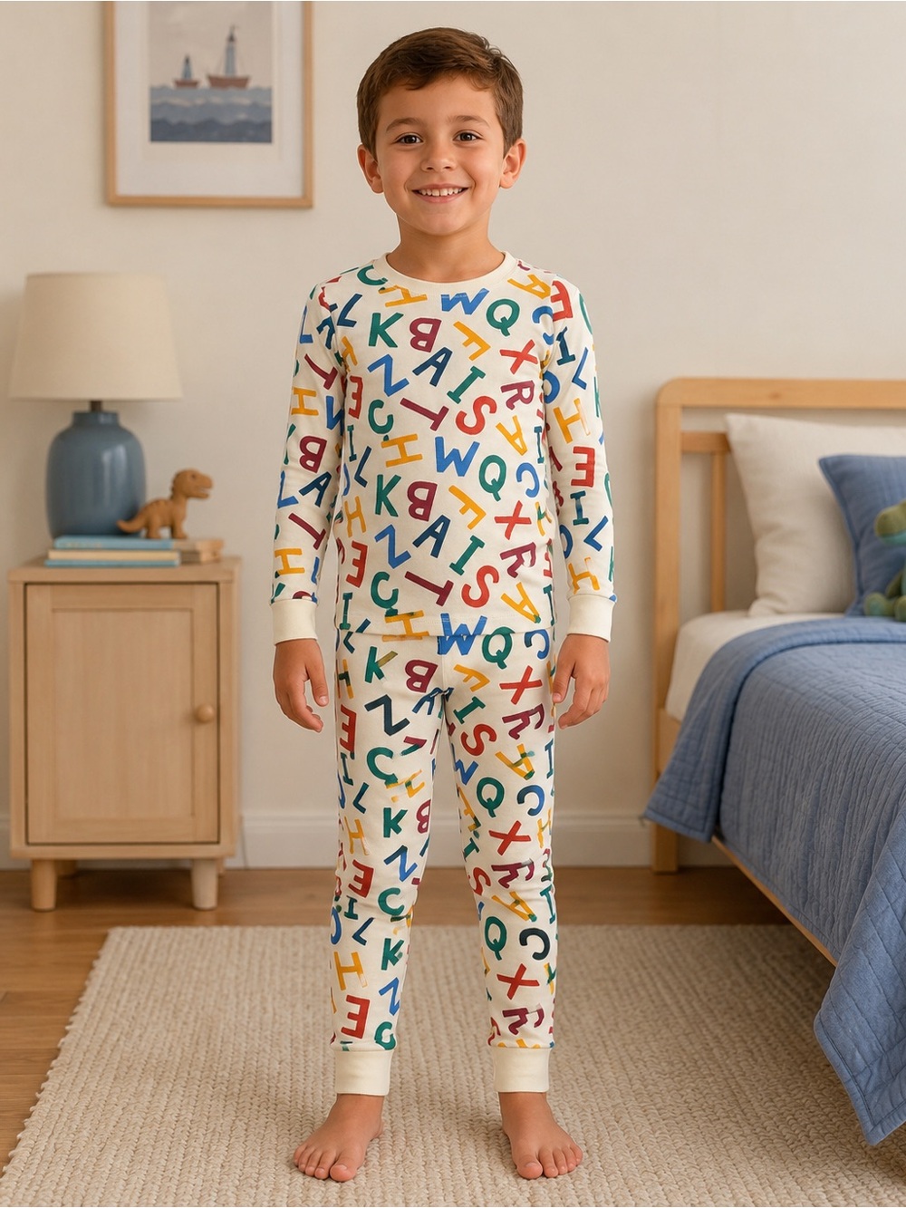 Old Navy Kids’ Alphabet Print Pajama Set